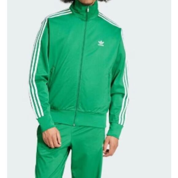 NEW ADIDAS ORIGINALS Firebird Tracksuit Men's Size 2XL Green/ White JD0183 - Picture 2 of 9